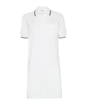 Brunello Cucinelli Interlock Dress S Chalk white