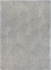 Sophia Honeycomb Ash Wool Rug