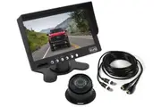 Elinz 7" Monitor HD 12V/24V Reversing CCD Eyeball Camera (BLACK) Truck Caravan