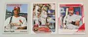 ALBERT PUJOLS (3) 2024 ARCHIVES #117 2023 TOPPS #5 2024 DONRUSS #76 ST. LOUIS