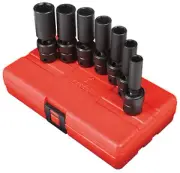 7 Piece 3/8" Drive Swivel Deep Impact Socket Set 3/8-3/4 SUNEX TOOL 3656