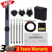 Advanced Version Smart Soldering Iron + 6 Iron Tips 65W Power Supply for FNIRSI