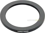 Metal M52 to M42 Male to Female 52mm to 42mm M52-M42 Step-Down Coupling Ring Adapter for Lens Filter