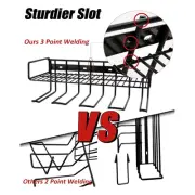 Power Tool Organizer Holder Iron Wall Mounted Heavy Duty Cordless Drill Tool US
