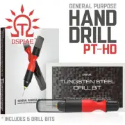 DSPIAE: Hand Drill - General Purpose Hobby Drill with 5 Bits - PT-HD - Pin Vise