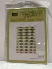 Stampin Up Sizzix Big Shot Embossing Folder ARGYLE 127750 Stamping Cardmaking