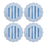 Juliska Cabana Stripe Melamine Dinner Plate, Set of 4