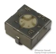 TRIMMER, POTENTIOMETER, 1MOHM, 20%, 1TURN, SMD, Trimmers, Variable Resistors