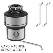 2pcs Time Saving Garbage Disposal Wrench Disposal Maintenance Wrench for Homes
