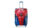 Marvel Spiderman Pc Shell 28" Checked Trolley Luggage Suitcase Travel 75x48x32cm