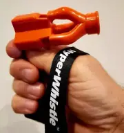 Hyperwhistle the Original Worlds Loudest Whistle up to 142Db Loud, Very Long Ran