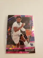 Ashton Hagans 2020 Prizm Draft Picks Pink Cracked Ice RC Rookie Card #79