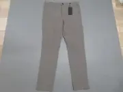 CUTS AO Pants Mens 34x34 Beige Versaknit Stretch 5 Pocket Work Golf Chino NWT