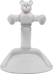 Baby Hug Bath Tower Adjustable Height Non Slip Baby Shower Stand with Shower Shelf Ergonomic Design for Bathing and Changing Diapers Thickened PP Material 40.6x40cm Base Size