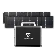 BLUETTI EB150(Black) + Solar Panels, EB150+PV120*2