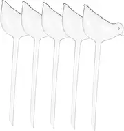 WeiLaiKeQi 5 Bird Shaped Watering Globes, Automatic Plant Waterer for Flower Pots And Bonsai, Clear
