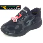 ☆☆☆綿綿鞋舖二館☆☆☆【DIADORA】男鞋 4E楦頭 避震慢跑鞋 迷彩黑 全新 驅動中底 穩定與回彈 (73232)