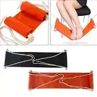 Foot Heel Hammock with Hook Portable Adjustable Travel Leg Rest Airplane Foot