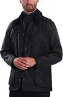 Men's Barbour Ashby Wax Jacket, Size XXL XS - Black