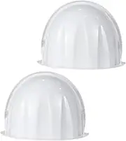 Mikinona 2pcs Weatherproof Security Camera Cover Outdoor Protection for Rain Sun and Debris Durable Camera Protector with Wide Angle Viewing Window Elegant Design for Enhanced Appearance