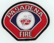 CALIFORNIA CA PASADENA FIRE DEPARTMENT NICE SHOULDER PATCH POLICE SHERIFF
