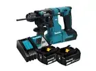 Makita DHR183 BL 2x3.0Ah 18V Sleeve Chuck 1100Rpm 5000Bpm 1.7J 6.5lb Charger_220