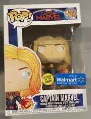 Funko Pop Captain Marvel #432 Walmart Exclusive GITD