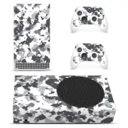 Xbox Series S Skin Sticker Black White Camo Decal Wrap for console & controllers