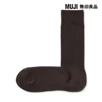 在飛比找momo購物網優惠-【MUJI 無印良品】男棉混不易鬆脫螺紋直角襪(共7色)