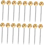 MINAOLULUS 200pcs Round Ball Push Pins Reusable Tacks for Cork Board Bulletin Board Ergonomic Design for Easy Handling for Office School Use