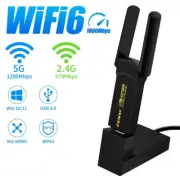 FU-AX1800 Pro WiFi 6 USB 3.0 Card Dual Band 1800Mbps MT7921 Wireless USB Adapter