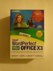 Corel WordPerfect Office X3 Home & Student Edition 2008 For Windows