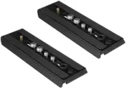 Set of 2 Replacement Quick Release Plate for the MVH502AH 504HD MVK502AM MVH502A