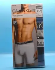 Calvin Klein Men's 4 pack Logo Underwear Boxer Briefs Cotton Size XL