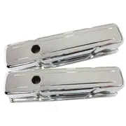 Aeroflow Tall Chrome Steel Valve Covers SBC, AF1821-5050