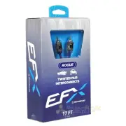 Scosche 17' Twisted RCA Cable Audio Interconnects EFX Series Male Output R17