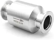 304 Stainless Steel Vacuum KF Snap Check Valve, Check Valve, Exhaust Check Valve, Vacuum Pump Check Valve KF16 KF25 KF40 KF50(KF40)