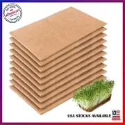 Hydroponic Jute Fiber Mats for Microgreens & Wheatgrass - 10 Pack (10"x20")✅