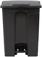 Jantex Kitchen Pedal Bin Black 65Ltr