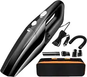 Car vacuumcleaner | Small Portable Car vacuumcleaner Cordless | Handheld Hover, High Power Suction Air Duster, Compact Auto Air Blower Duster for Home, Pet Hair, Dust Dirt, Sand Kitchen