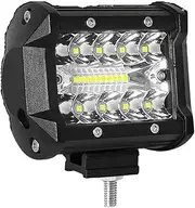 Trailer Lights 2pc 60W LED Work Light Bar Spot Flood Combo Pods Offroad Fog Lamp Light Bar Indicator