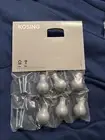 IKEA Kosing Small Silver Kitchen Knobs Drawer Handle Pulls 6 Pack With Hardware