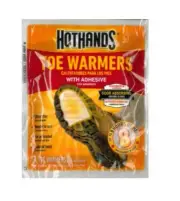 1 Pair HotHands Toe Warmers with Adhesive Safe Natural Odorless Heat