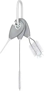 OXO Tot On The Go Straw & Sippy Cup Top Cleaning Set - Grey
