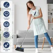 Broom and Dustpan Set with Shower Cleaning Brush Portable Broom Dustpan tewlI