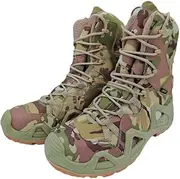 [Generic] Tactical combat boots, hiking boots, work boots with military grade high top straps, available in desert brown, olive green, and black, Cp Camouflage, 9.5 Wide Women/9.5 Wide Men
