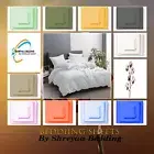 Graceful 7 PCs Bedding Set 1000TC Egyptian Cotton AU Emperor Size All Solid