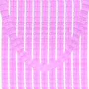 9.8ft Four-Leaf Garland, 12 Pack Tissue Paper Hanging Flower, Pink