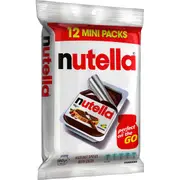 Nutella Hazelnut Chocolate Spread 15g x 12 pack