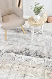 Chart Lenox Grey Beige Rug